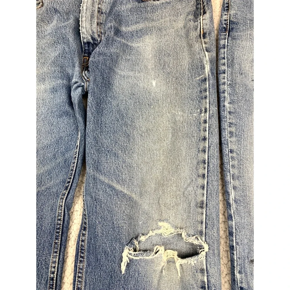 Levi's 505 511 Jeans Mens 36x30 Lot of 2 Blue Denim Distressed Straight Leg‎